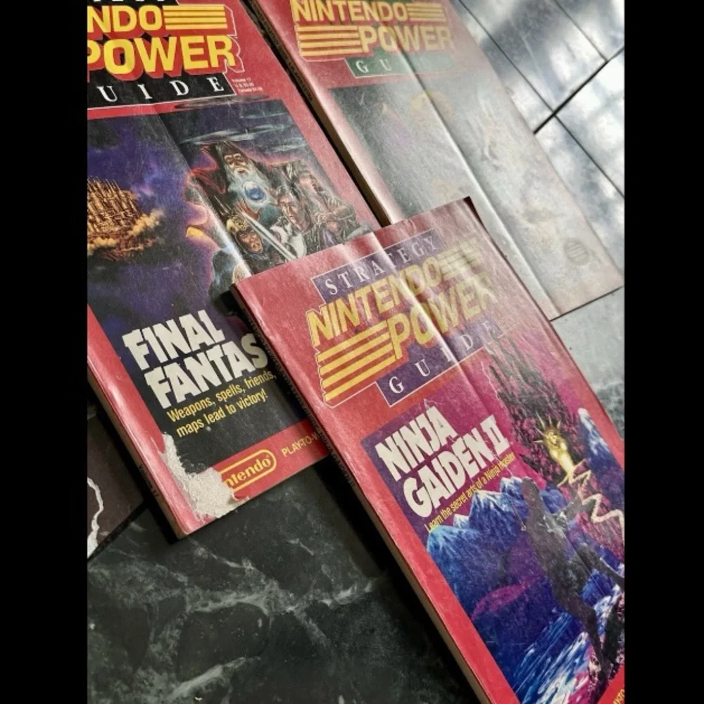 1990 NINTENDO POWER STRATEGY GUIDES NES VOL 15 17 19 FINAL FANTASY NINJA GAIDEN